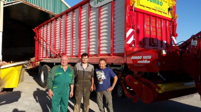 Entregado en Palencia el remolque Pöttinger más equipado hasta el momento en España