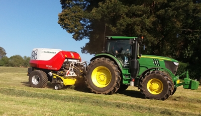 Agroforestal Xanceda adquiere la primera rotoempacadora Pöttinger vendida en España