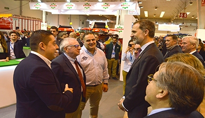 El Rey visita el estand de Durán en la inauguración de FIMA 2018